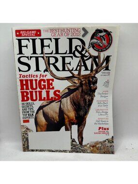 Field & Stream Tactics For Huge Bulls Magazine September 2012 Big-Game Special